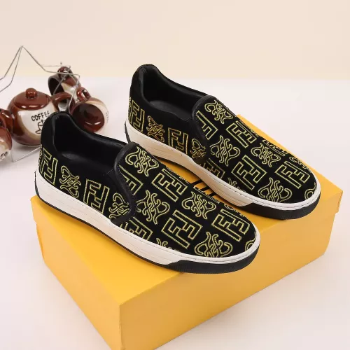 Replica Fendi Casual Shoes For Men #1318953 $76.00 USD for Wholesale