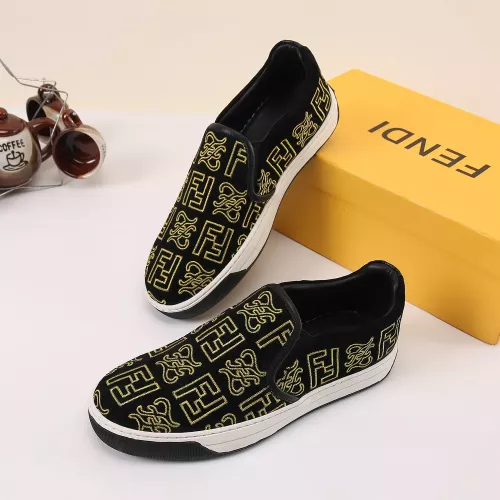 Replica Fendi Casual Shoes For Men #1318953 $76.00 USD for Wholesale