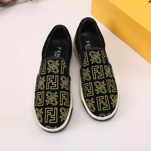 Replica Fendi Casual Shoes For Men #1318953 $76.00 USD for Wholesale
