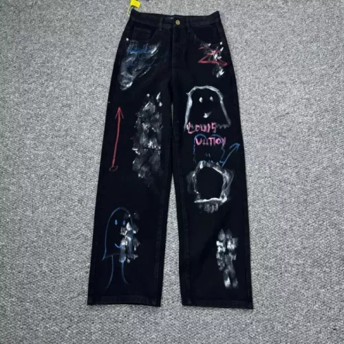 Replica Louis Vuitton LV Jeans For Unisex #1319122 $60.00 USD for Wholesale