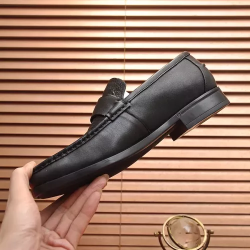 Replica Salvatore Ferragamo Leather Shoes For Men #1319124 $98.00 USD for Wholesale