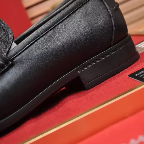 Replica Salvatore Ferragamo Leather Shoes For Men #1319124 $98.00 USD for Wholesale