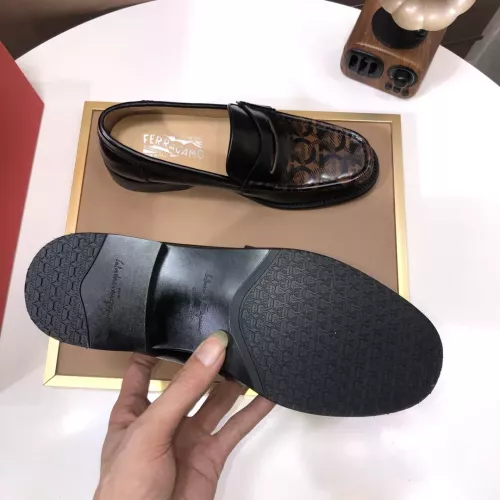 Replica Salvatore Ferragamo Leather Shoes For Men #1319129 $105.00 USD for Wholesale