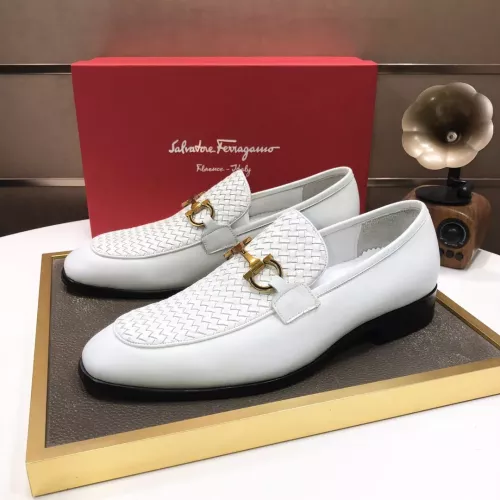 Wholesale Salvatore Ferragamo Leather Shoes For Men #1319147 $102.00 USD, Wholesale Quality Replica Salvatore Ferragamo Leather Shoes