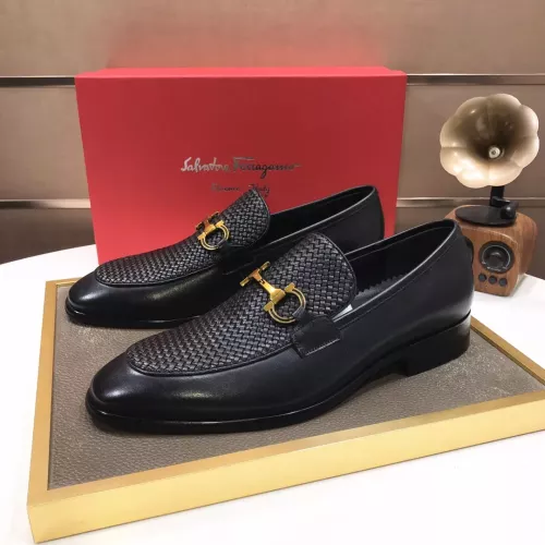 Wholesale Salvatore Ferragamo Leather Shoes For Men #1319148 $102.00 USD, Wholesale Quality Replica Salvatore Ferragamo Leather Shoes