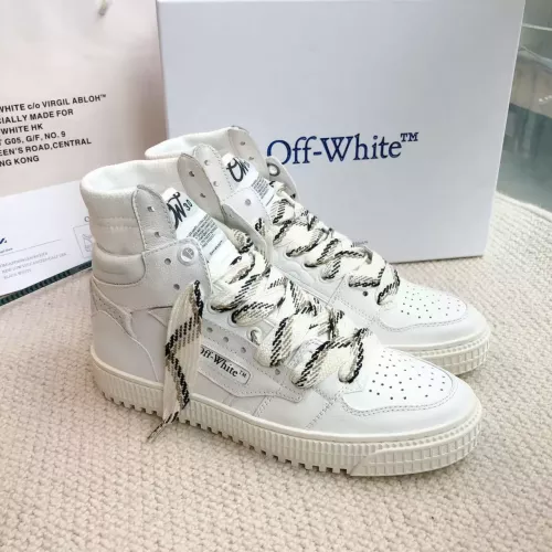 Wholesale Off-White High Tops Shoes For Women #1319156 $112.00 USD, Wholesale Quality Replica Off-White High Tops Shoes