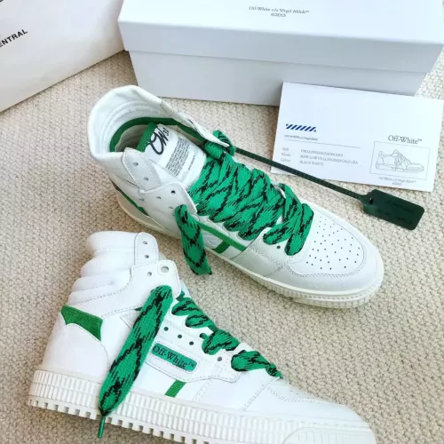 Replica Off-White High Tops Shoes For Men #1319159 $112.00 USD for Wholesale