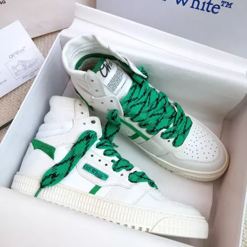 Replica Off-White High Tops Shoes For Men #1319159 $112.00 USD for Wholesale