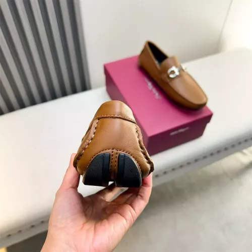 Replica Salvatore Ferragamo Leather Shoes For Men #1319303 $100.00 USD for Wholesale