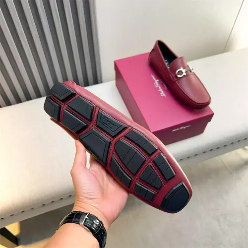 Replica Salvatore Ferragamo Leather Shoes For Men #1319304 $100.00 USD for Wholesale