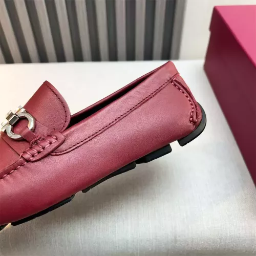 Replica Salvatore Ferragamo Leather Shoes For Men #1319304 $100.00 USD for Wholesale