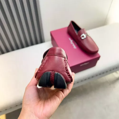 Replica Salvatore Ferragamo Leather Shoes For Men #1319304 $100.00 USD for Wholesale