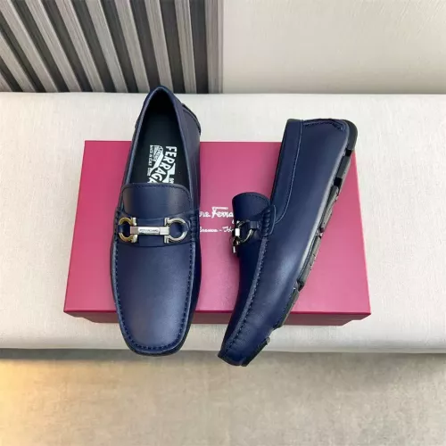 Wholesale Salvatore Ferragamo Leather Shoes For Men #1319306 $100.00 USD, Wholesale Quality Replica Salvatore Ferragamo Leather Shoes