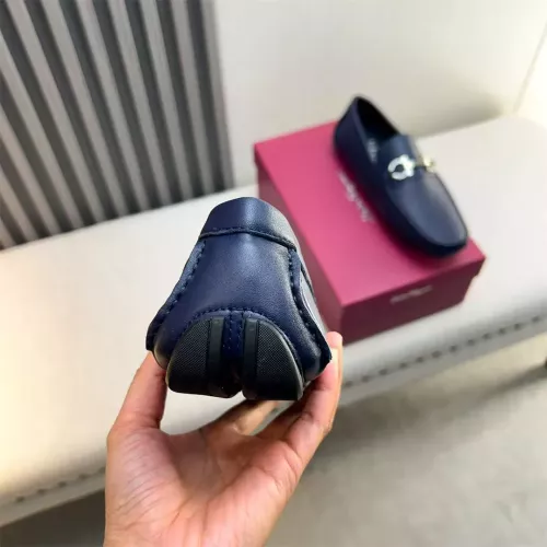 Replica Salvatore Ferragamo Leather Shoes For Men #1319306 $100.00 USD for Wholesale