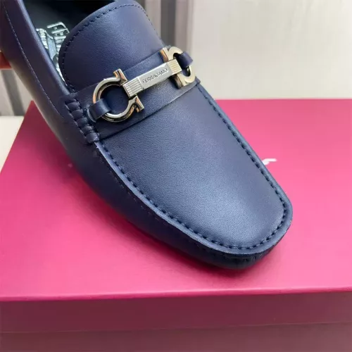 Replica Salvatore Ferragamo Leather Shoes For Men #1319306 $100.00 USD for Wholesale
