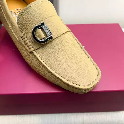 Replica Salvatore Ferragamo Leather Shoes For Men #1319308 $100.00 USD for Wholesale