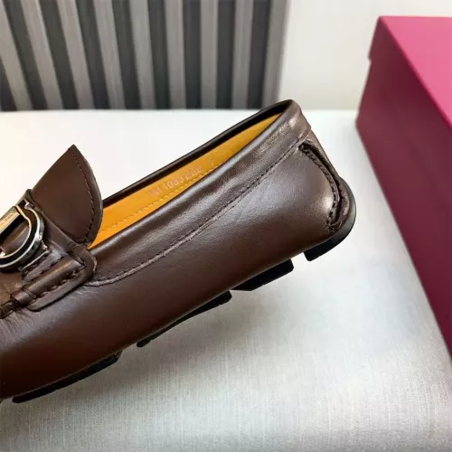 Replica Salvatore Ferragamo Leather Shoes For Men #1319309 $100.00 USD for Wholesale