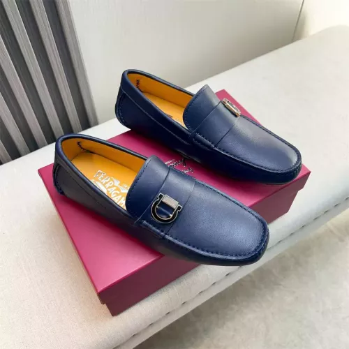 Wholesale Salvatore Ferragamo Leather Shoes For Men #1319310 $100.00 USD, Wholesale Quality Replica Salvatore Ferragamo Leather Shoes