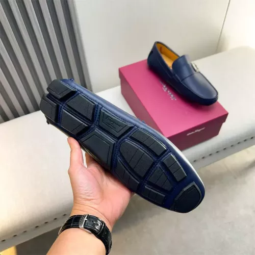Replica Salvatore Ferragamo Leather Shoes For Men #1319310 $100.00 USD for Wholesale