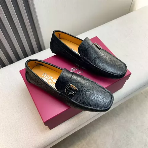 Wholesale Salvatore Ferragamo Leather Shoes For Men #1319311 $100.00 USD, Wholesale Quality Replica Salvatore Ferragamo Leather Shoes