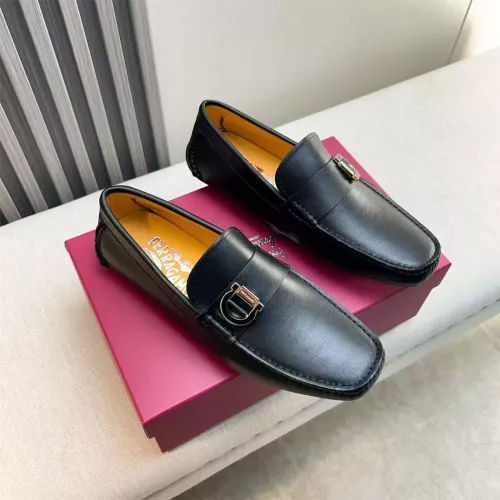 Wholesale Salvatore Ferragamo Leather Shoes For Men #1319312 $100.00 USD, Wholesale Quality Replica Salvatore Ferragamo Leather Shoes