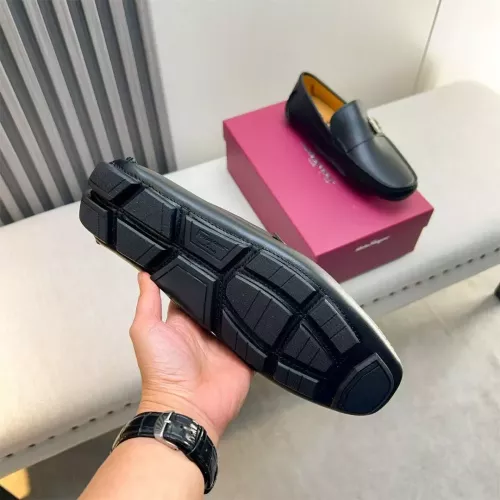Replica Salvatore Ferragamo Leather Shoes For Men #1319312 $100.00 USD for Wholesale