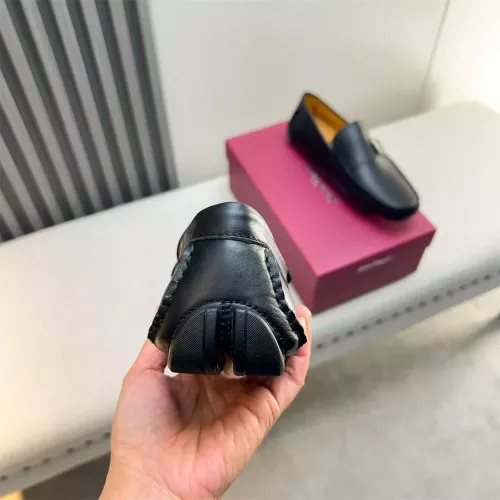 Replica Salvatore Ferragamo Leather Shoes For Men #1319312 $100.00 USD for Wholesale