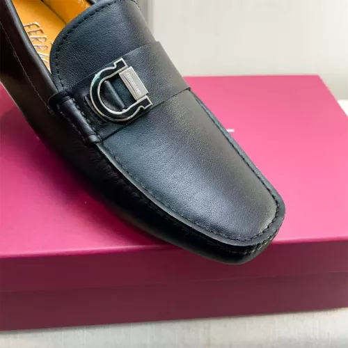 Replica Salvatore Ferragamo Leather Shoes For Men #1319312 $100.00 USD for Wholesale