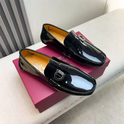 Wholesale Salvatore Ferragamo Leather Shoes For Men #1319313 $100.00 USD, Wholesale Quality Replica Salvatore Ferragamo Leather Shoes