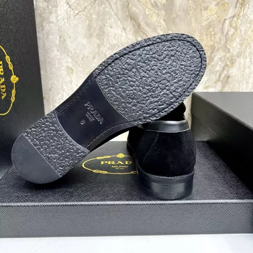 Replica Prada Leather Shoes For Men #1319335 $155.00 USD for Wholesale