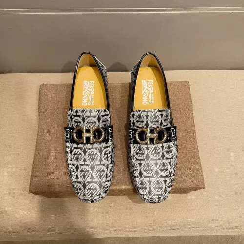 Wholesale Salvatore Ferragamo Leather Shoes For Men #1319336 $72.00 USD, Wholesale Quality Replica Salvatore Ferragamo Leather Shoes