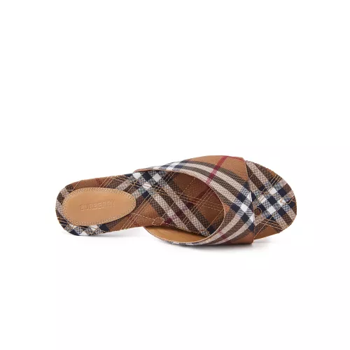 Replica Burberry Slippers For Women #1319534 $82.00 USD for Wholesale