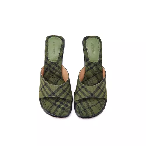 Replica Burberry Slippers For Women #1319562 $82.00 USD for Wholesale