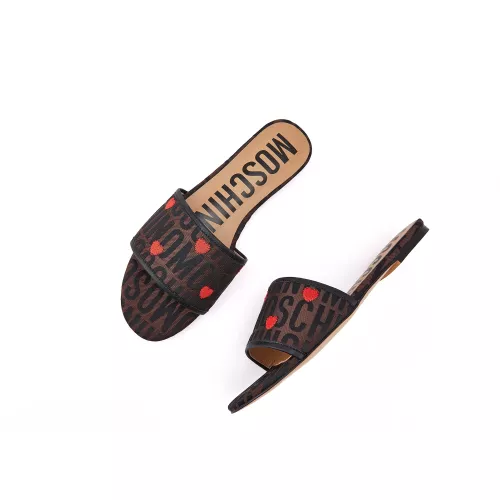 Wholesale Moschino Slippers For Women #1319575 $82.00 USD, Wholesale Quality Replica Moschino Slippers