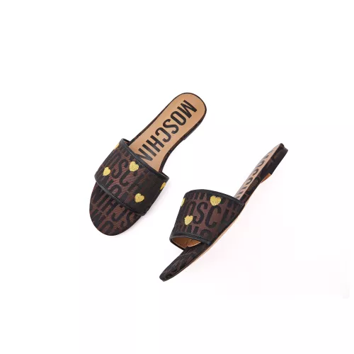 Wholesale Moschino Slippers For Women #1319583 $82.00 USD, Wholesale Quality Replica Moschino Slippers