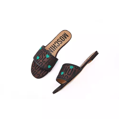 Wholesale Moschino Slippers For Women #1319592 $82.00 USD, Wholesale Quality Replica Moschino Slippers