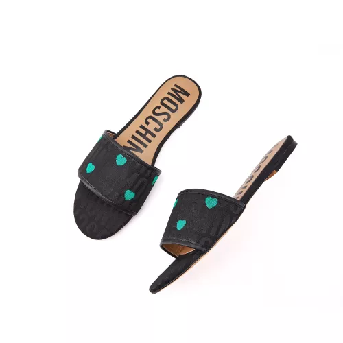 Wholesale Moschino Slippers For Women #1319594 $82.00 USD, Wholesale Quality Replica Moschino Slippers