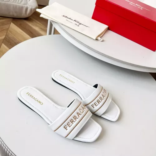 Replica Salvatore Ferragamo Slippers For Women #1319609 $82.00 USD for Wholesale