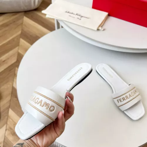 Replica Salvatore Ferragamo Slippers For Women #1319609 $82.00 USD for Wholesale