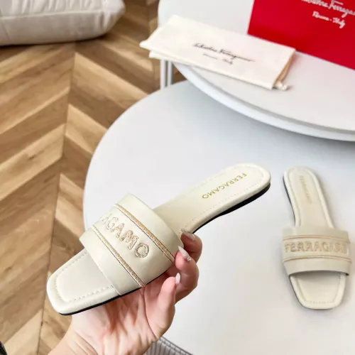 Replica Salvatore Ferragamo Slippers For Women #1319610 $82.00 USD for Wholesale