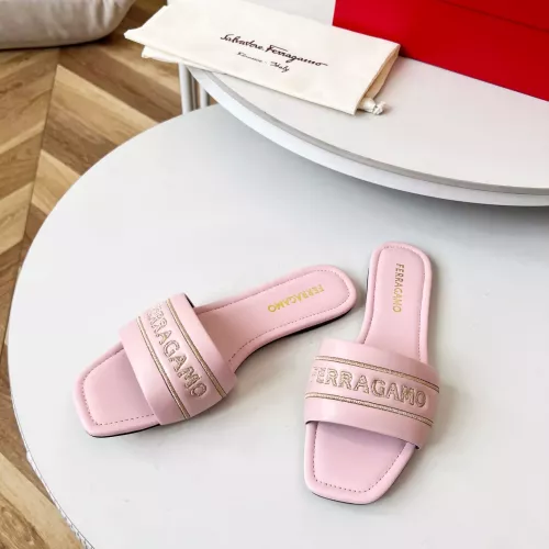 Replica Salvatore Ferragamo Slippers For Women #1319616 $82.00 USD for Wholesale