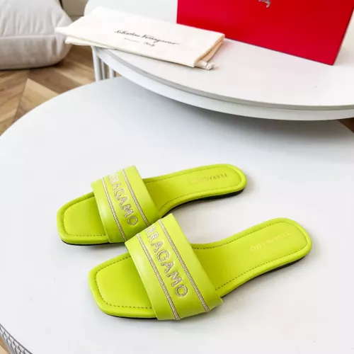 Wholesale Salvatore Ferragamo Slippers For Women #1319617 $82.00 USD, Wholesale Quality Replica Salvatore Ferragamo Slippers