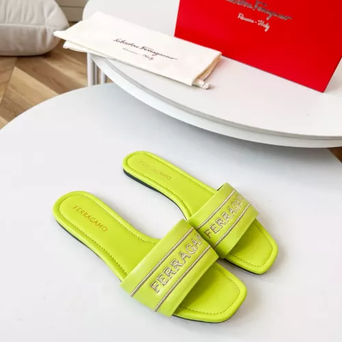 Replica Salvatore Ferragamo Slippers For Women #1319617 $82.00 USD for Wholesale