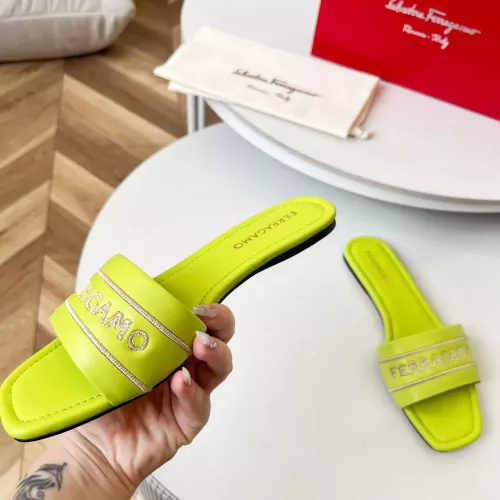 Replica Salvatore Ferragamo Slippers For Women #1319617 $82.00 USD for Wholesale