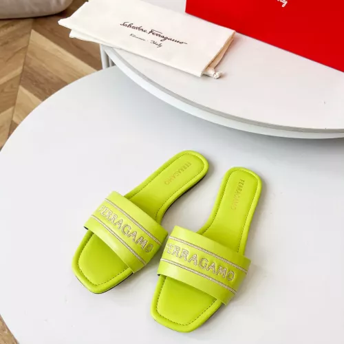 Replica Salvatore Ferragamo Slippers For Women #1319617 $82.00 USD for Wholesale