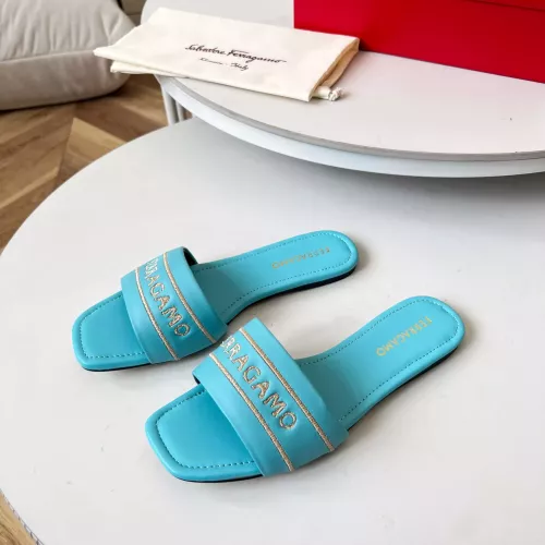 Wholesale Salvatore Ferragamo Slippers For Women #1319619 $82.00 USD, Wholesale Quality Replica Salvatore Ferragamo Slippers