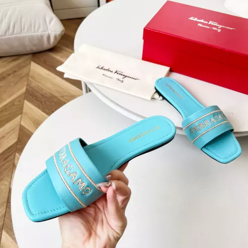 Replica Salvatore Ferragamo Slippers For Women #1319619 $82.00 USD for Wholesale