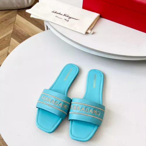 Replica Salvatore Ferragamo Slippers For Women #1319619 $82.00 USD for Wholesale