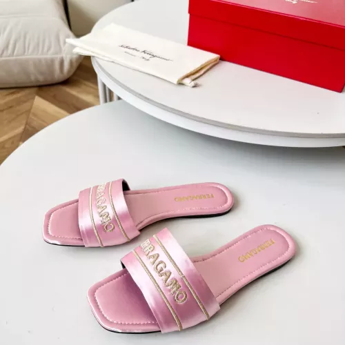 Wholesale Salvatore Ferragamo Slippers For Women #1319622 $82.00 USD, Wholesale Quality Replica Salvatore Ferragamo Slippers