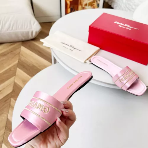 Replica Salvatore Ferragamo Slippers For Women #1319622 $82.00 USD for Wholesale